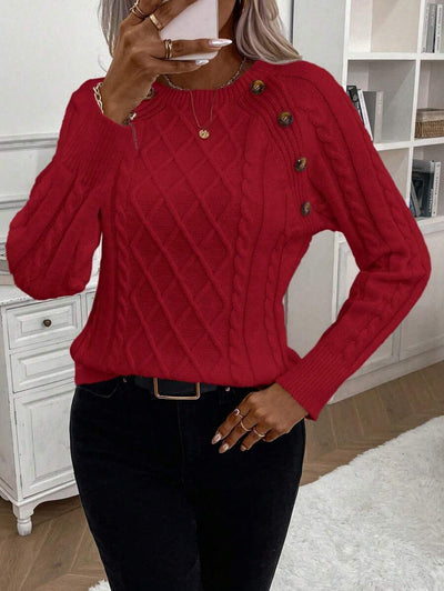 Clara | Jersey de Punto con Botones para Damas