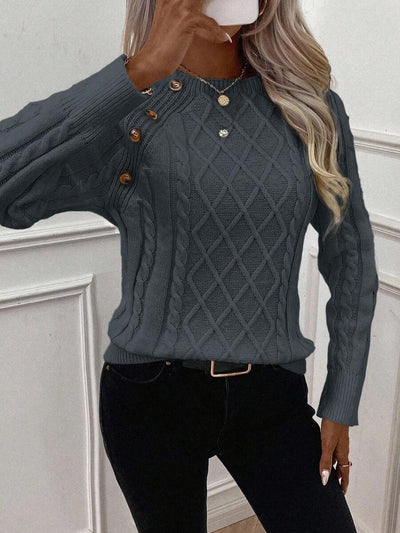 Clara | Jersey de Punto con Botones para Damas