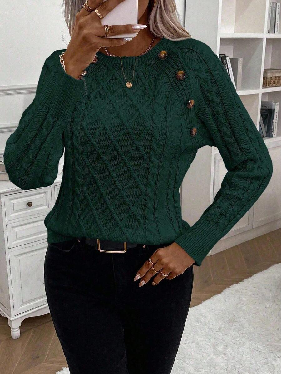 Clara | Jersey de Punto con Botones para Damas