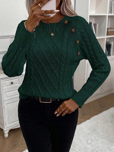 Clara | Jersey de Punto con Botones para Damas