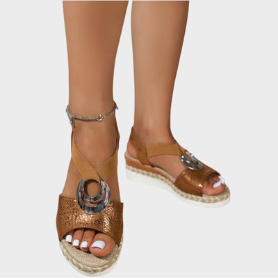 Emma | Sandalias ortopédicas con tacón de cuña