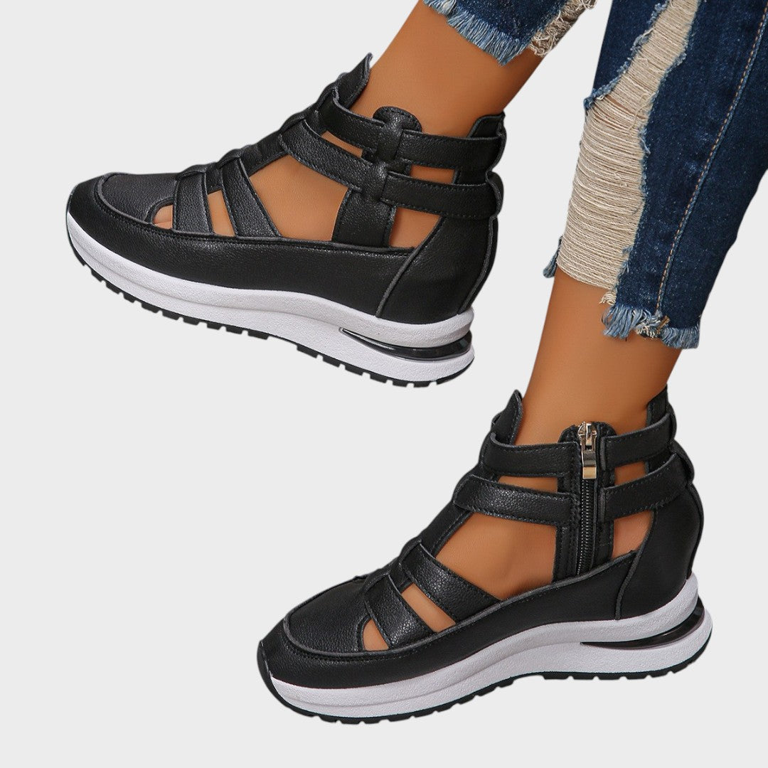 Isabel | Elegantes Sandalias Con Cremallera Lateral