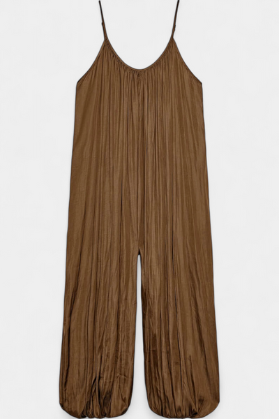 Lucy Mono Largo Plisado con Silueta Relajada