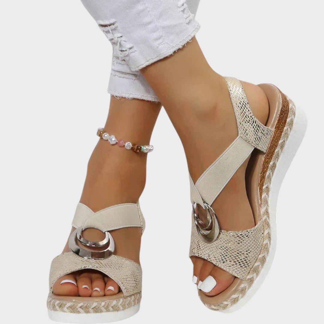 Emma | Sandalias ortopédicas con tacón de cuña